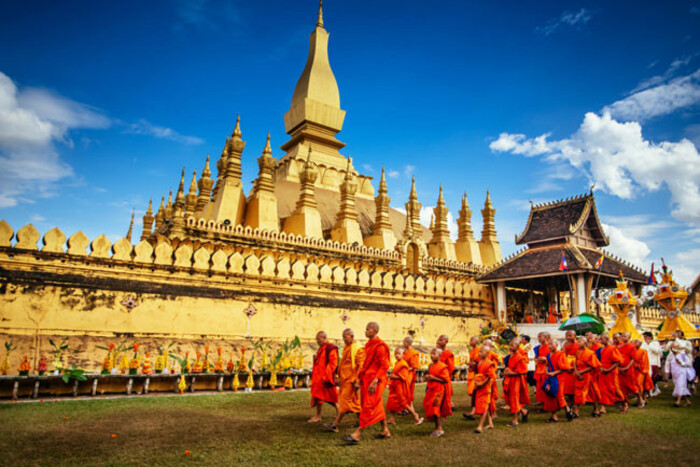 Pha That Luang - Golden Temple in Vientiane